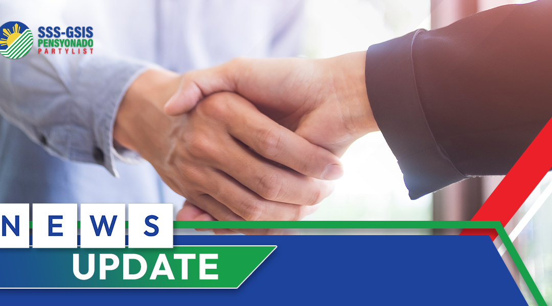 SSS-GSIS Pensyonado Partylist lauds CONSO LOAN that condones penalties on due SSS loans