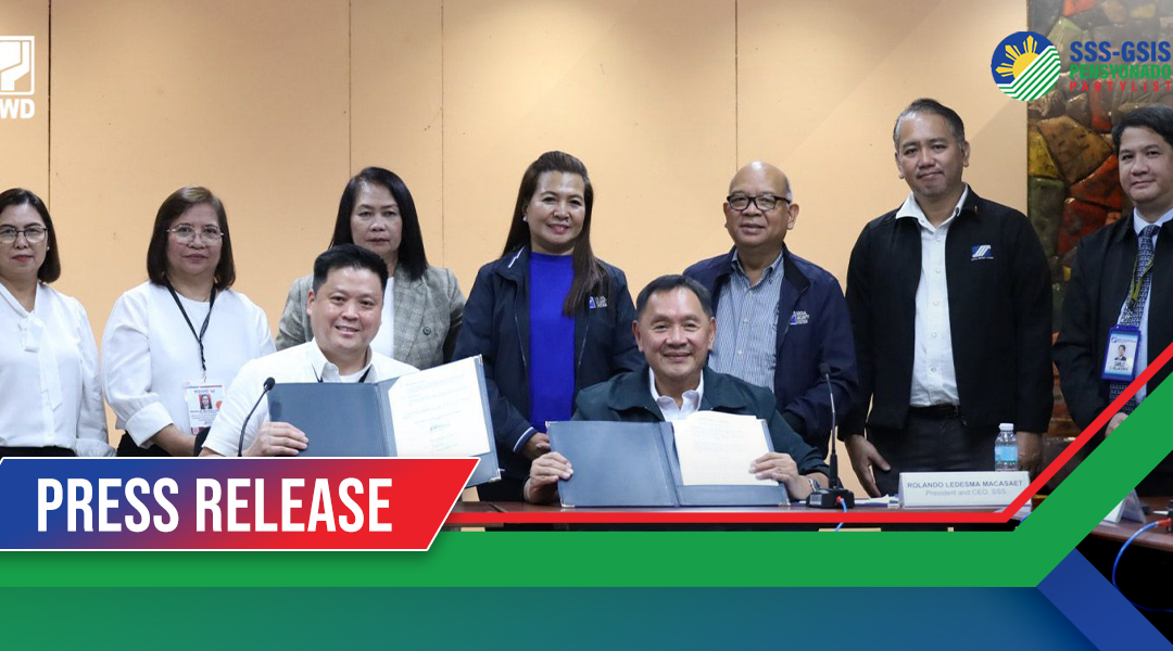 SSS CEO Macasaet signs MoA with DSWD on 4Ps AlkanSSSya Program